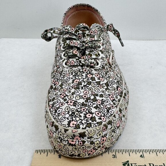 Vans Unisex Multicolor Floral Canvas Sneakers Lace Up Low Top 721356 Sz 6.5M/8W - Picture 12 of 13